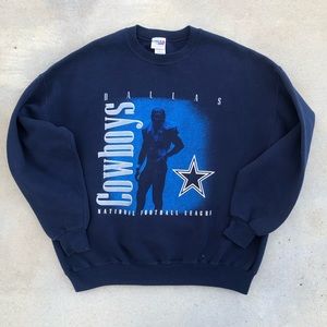 Vtg 90’s Chalk Line Dallas Cowboys Blue Crewneck Sweater - Size XL